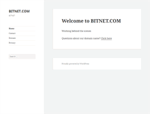 Tablet Screenshot of bitnet.com